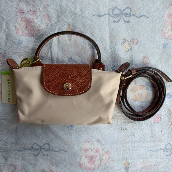 Longchamp Paper White Crossbody Bag - Picture 1 of 6